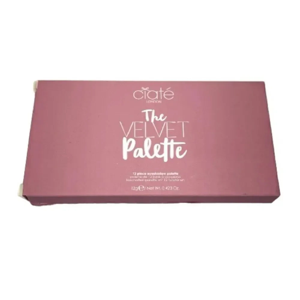 New with box CIATE Velvet Palette Warm Toned Vegan Eyeshadow